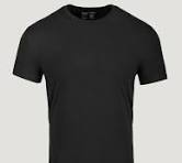 BLACK T SHIRT SLIM FEE